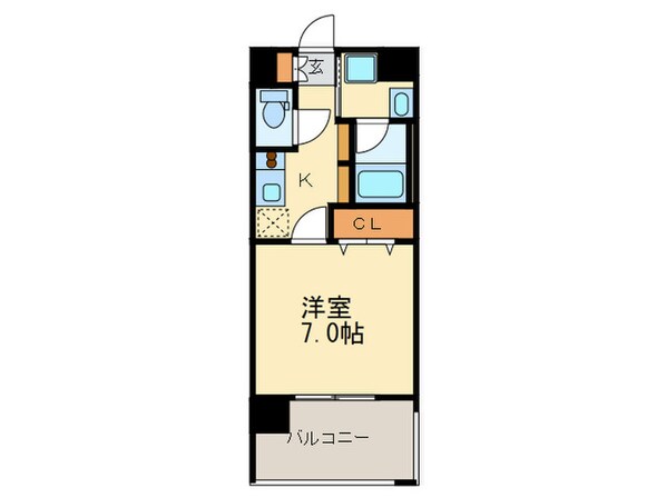 エンクレスト県庁前(1202)の物件間取画像